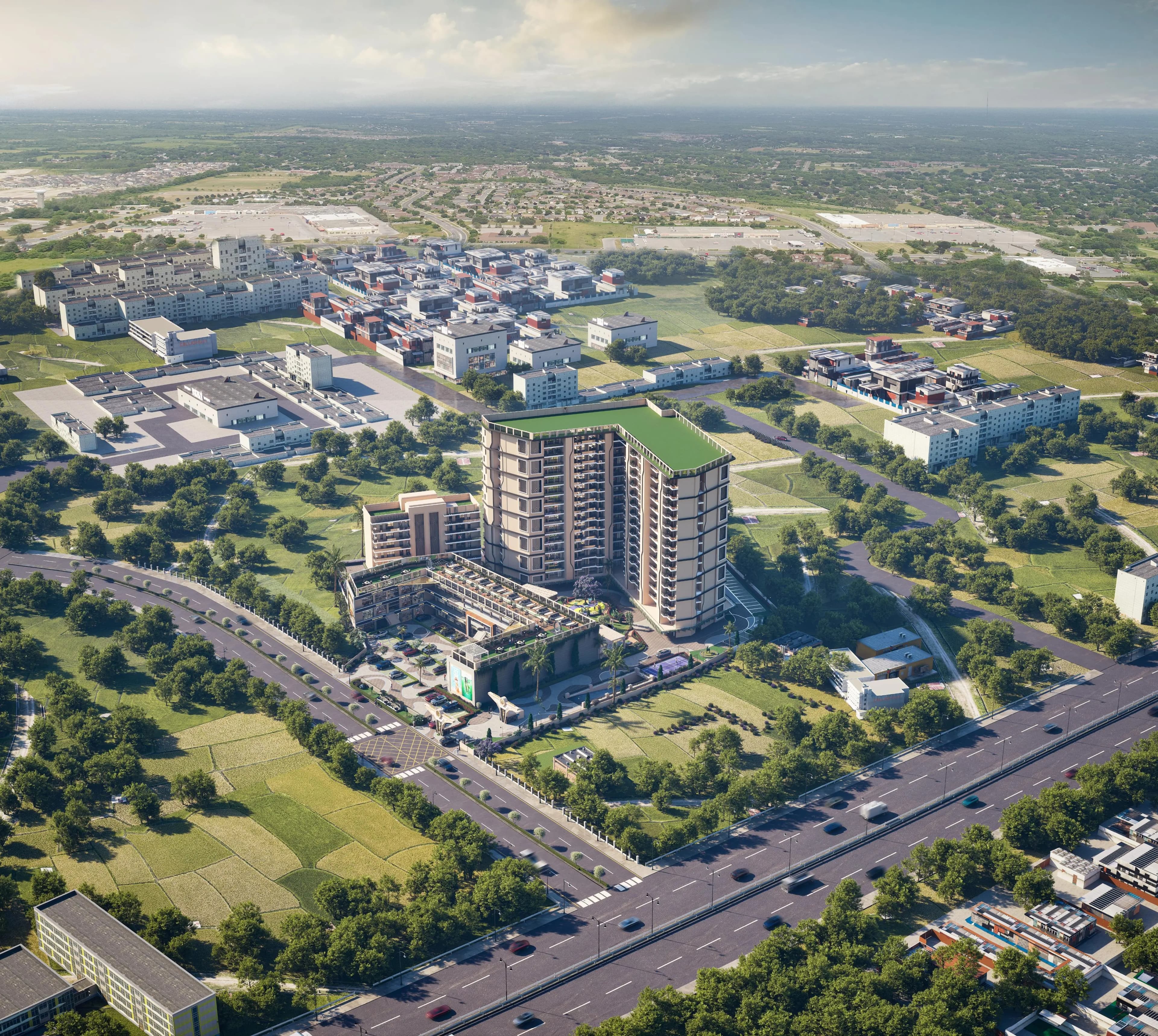 Amayra Trillium Street — Aerial View